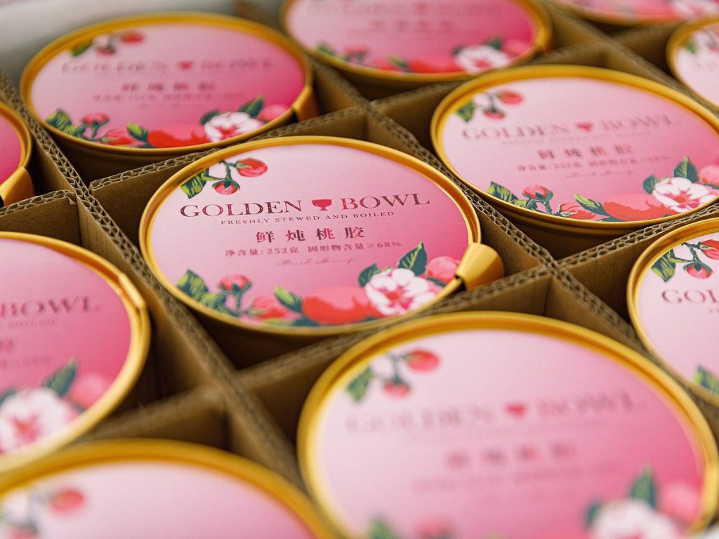 Fresh Stewed Peach Gum without Giftbox