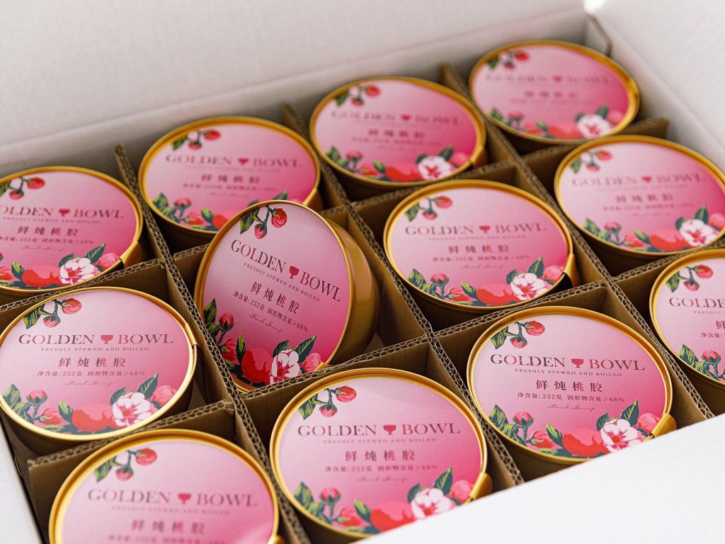 Fresh Stewed Peach Gum without Giftbox