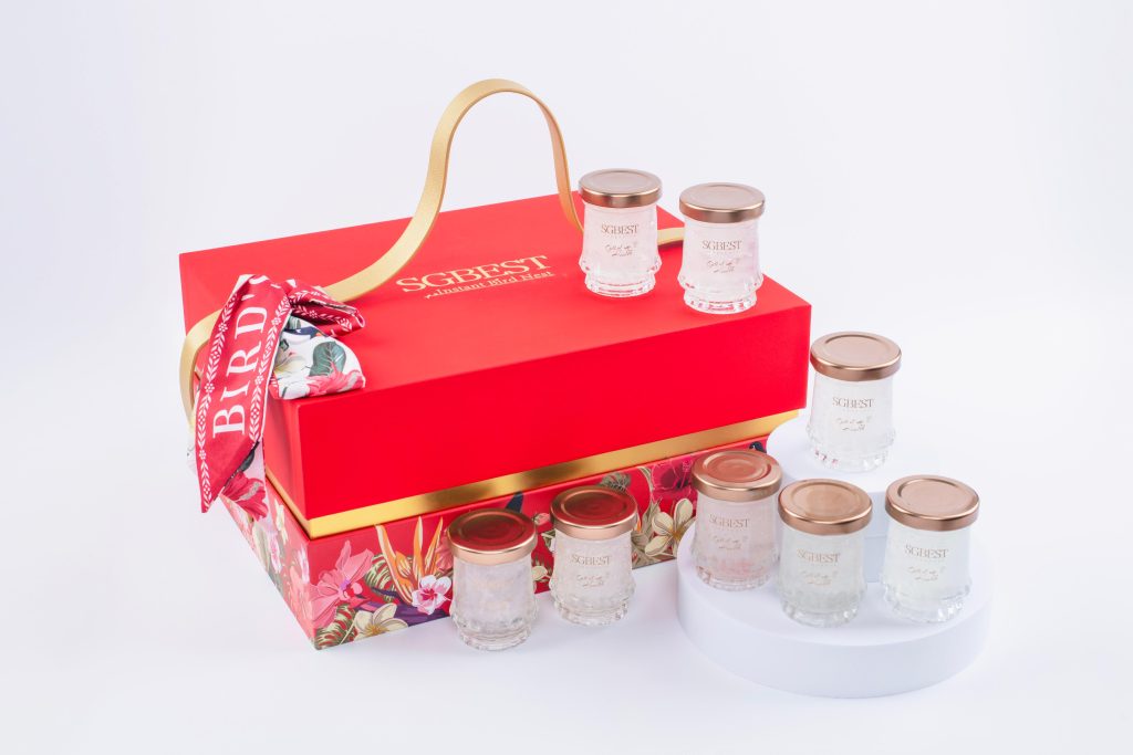 SGBEST Fresh Instant Bird’s Nest 10 Bottles with Giftbox