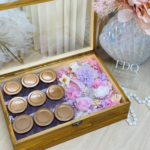 Instant Bird's Nest Floral Gift Box