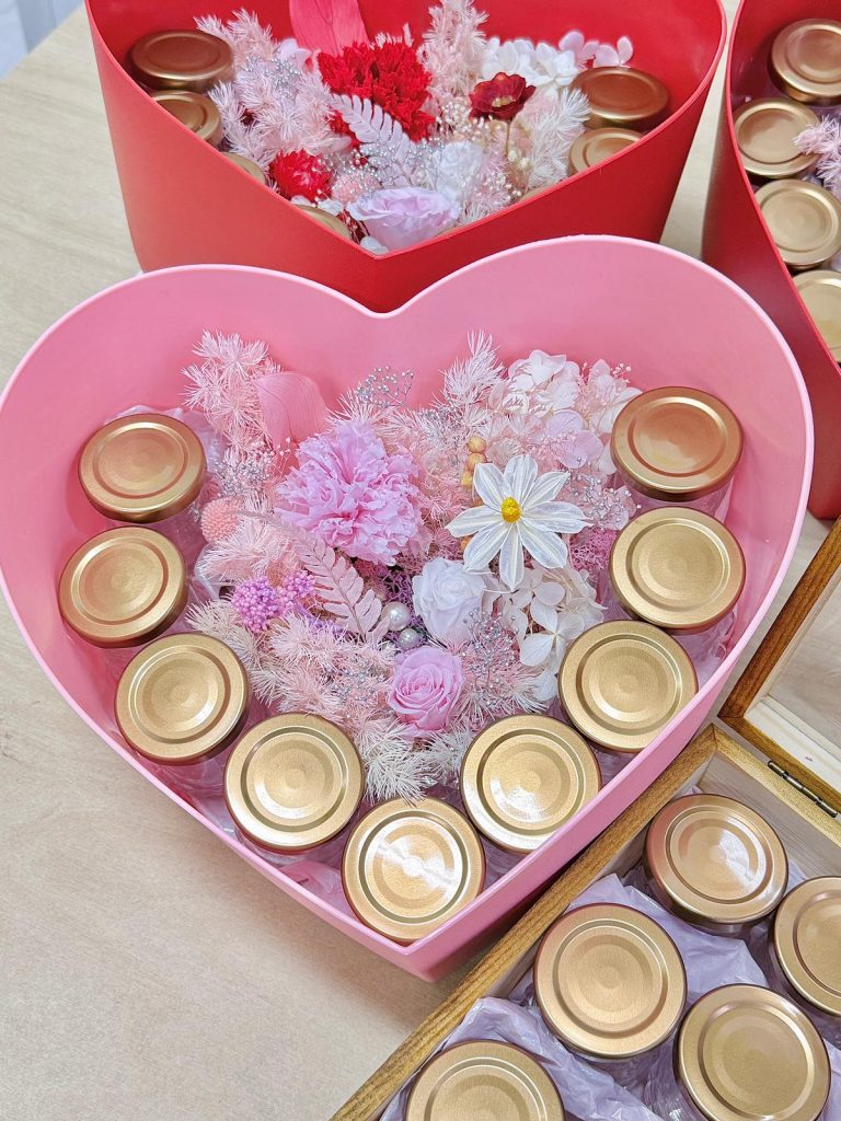 Instant Bird's Nest Floral Gift Box