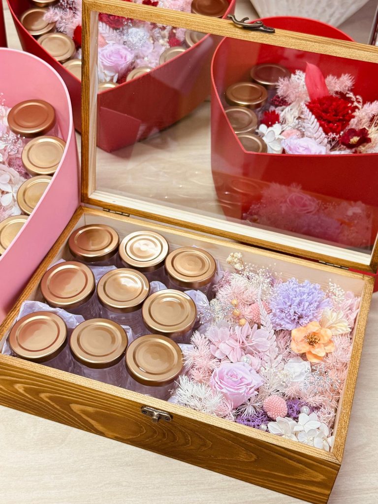 Instant Bird's Nest Floral Gift Box