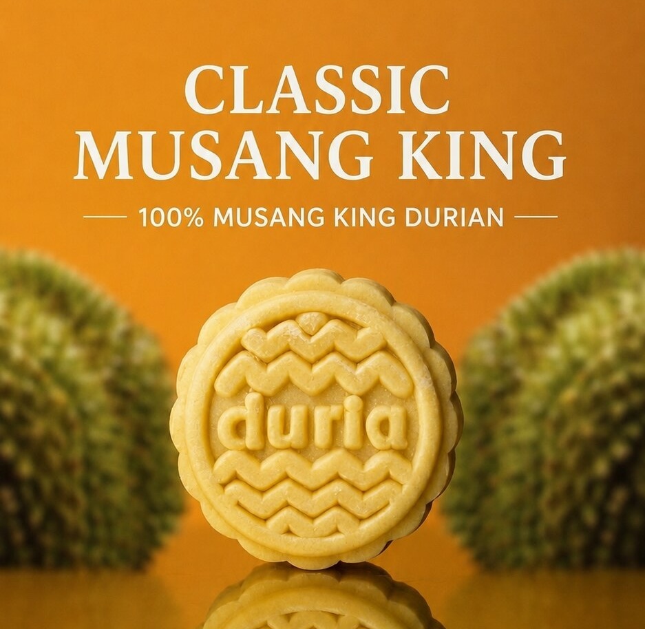 Musang King Durian Snow Skin Mooncake